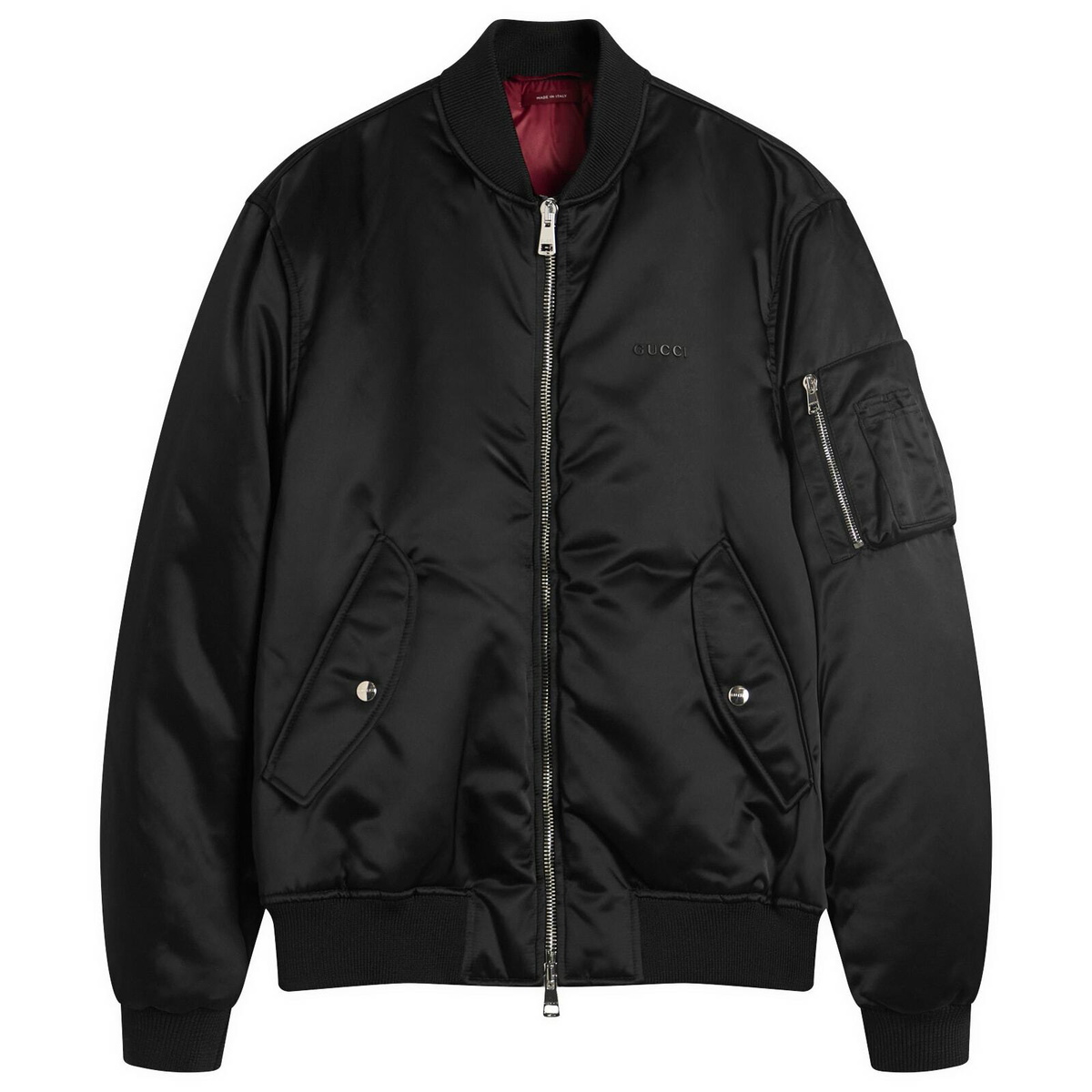 Gosha Rubchinskiy Black MA-1 Bomber Jacket Gosha Rubchinskiy
