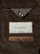 Canali - Kei Unstructured Cotton-Blend Corduroy Blazer - Brown