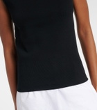 Róhe Ribbed-knit cotton-blend tank top