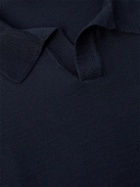 Rubinacci - Cotton Polo Shirt - Blue