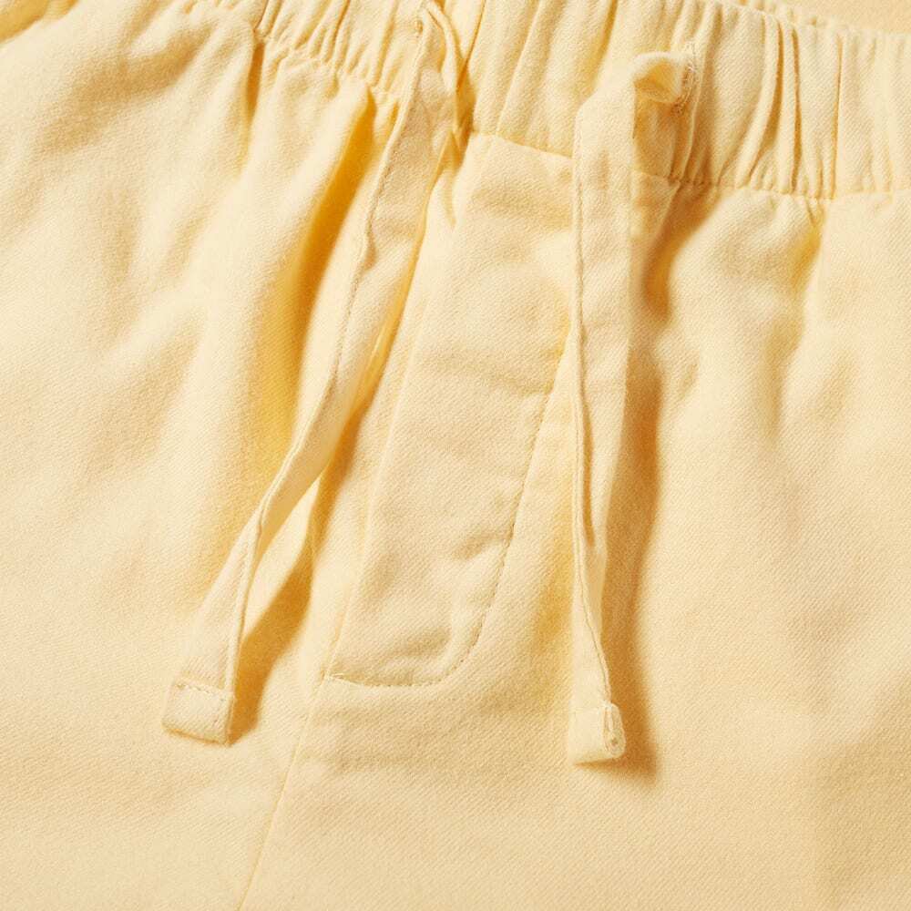 Tekla Fabrics Men's Flannel Sleep Pant in Gentle Yellow Tekla Fabrics