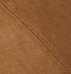 Loro Piana - Suede-Trimmed Linen Baseball Cap - Brown