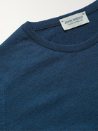 JOHN SMEDLEY - Lundy Slim-Fit Merino Wool Sweater - Blue