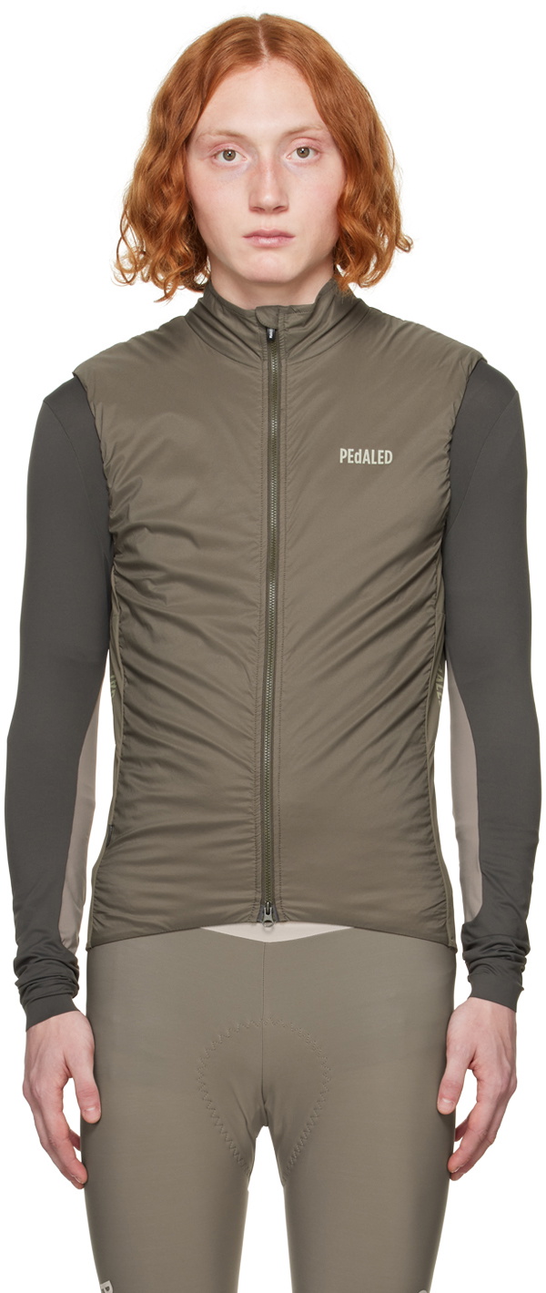 PEdALED Khaki Packable Vest