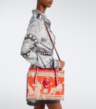 Versace Rivière Mini printed canvas shopper