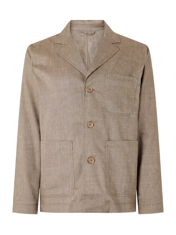 Photo: Frescobol Carioca - Lima Cotton Blazer - Neutrals
