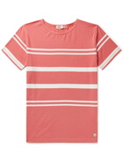 ARMOR LUX - Striped Cotton-Jersey T-Shirt - Pink