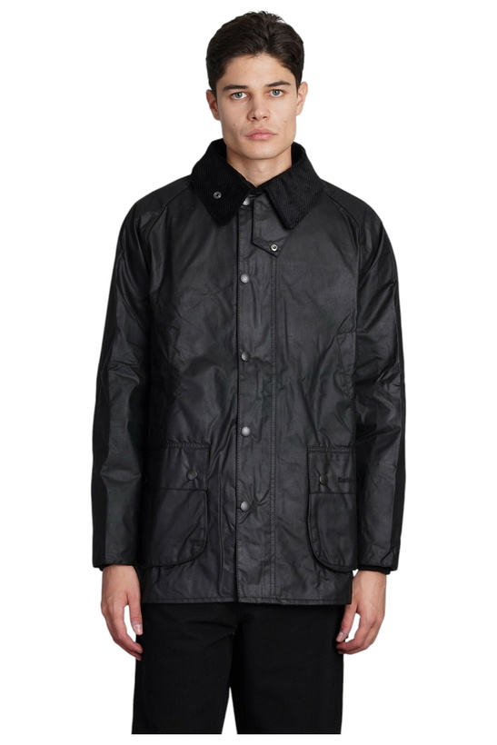 Photo: Barbour Casual Jacket In Black Cotton