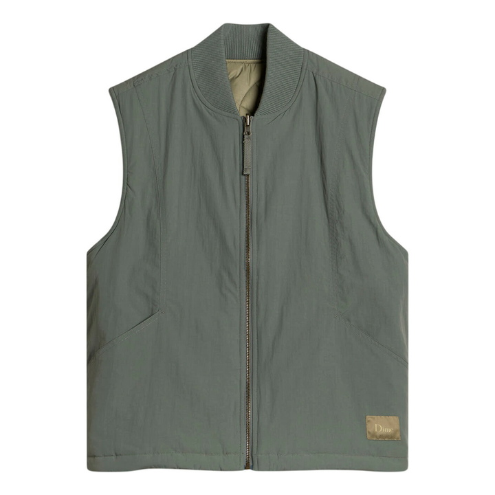 Photo: Dime Men's Reversible Vest in Sage