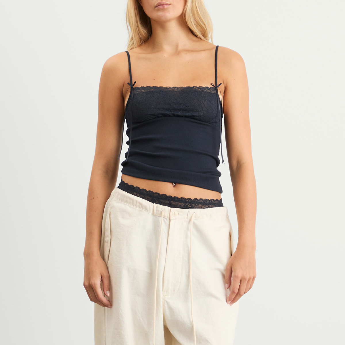 Fruity Booty Women's Meringue Tank Top in Navy