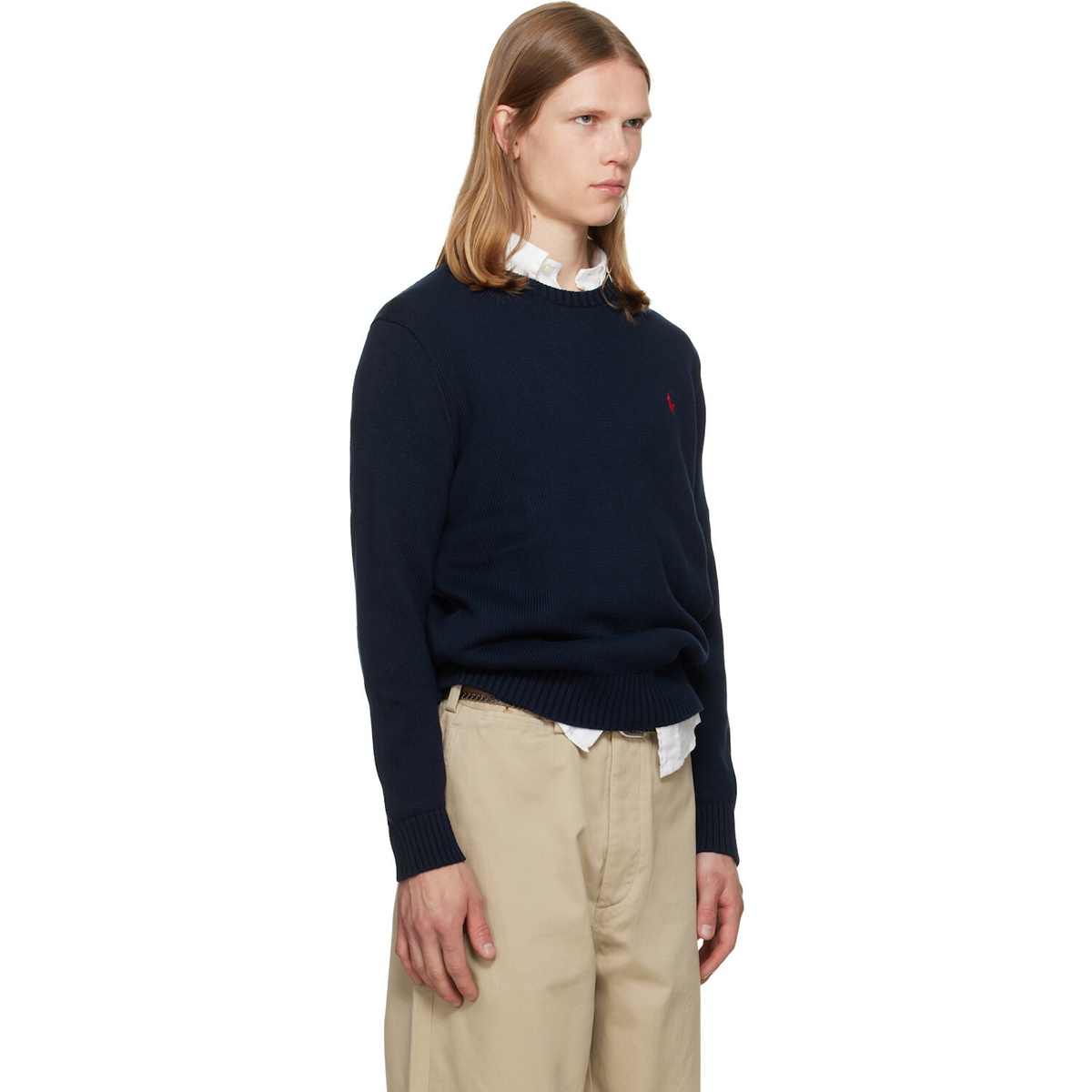 Polo Ralph Lauren Navy Polo Long Sleeve Sweater
