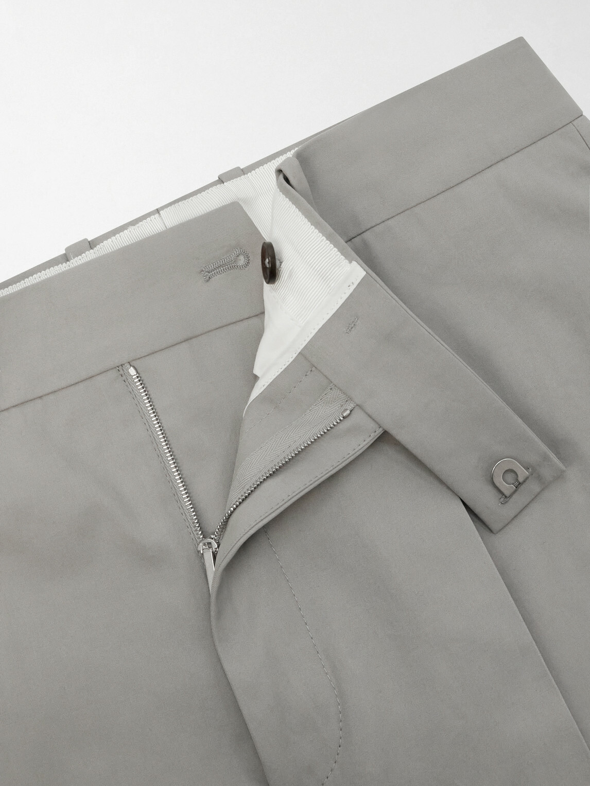 Jil Sander - Straight-Leg Cotton Trousers - Gray