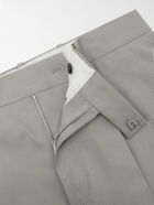 Jil Sander - Straight-Leg Cotton Trousers - Gray