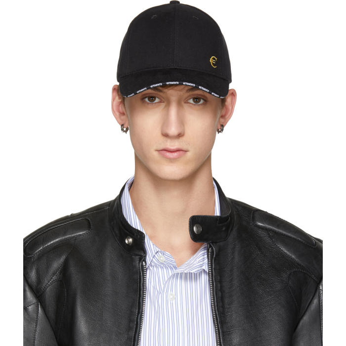VETEMENTSヴェトモン EURO CAP Vetements Black Euro Cap Vetements