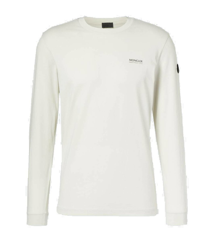 Photo: Moncler Logo cotton jersey top