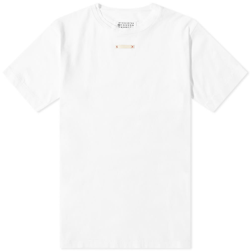 Maison Margiela Men's Name Tag T-Shirt in White