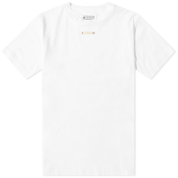 Photo: Maison Margiela Men's Name Tag T-Shirt in White