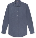 Massimo Alba - Cotton-Flannel Shirt - Blue