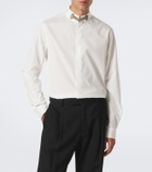 Valentino Embellished cotton poplin shirt