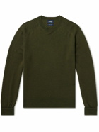 Drake's - Merino Wool Sweater - Green