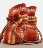 Loewe Paula's Ibiza Flamenco Medium raffia clutch