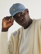 Maison Kitsuné - Logo-Embroidered Cotton-Chambray Baseball Cap