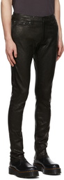 John Elliott Black Cast 2 Leather Pants