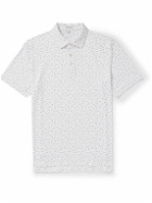 Peter Millar - Cypress Printed Stretch-Jersey Polo Shirt - White
