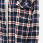 Martine Rose Men's Flannel Overshirt in Red/Navy Check