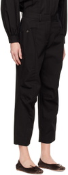 CO Black Patch Pocket Trousers