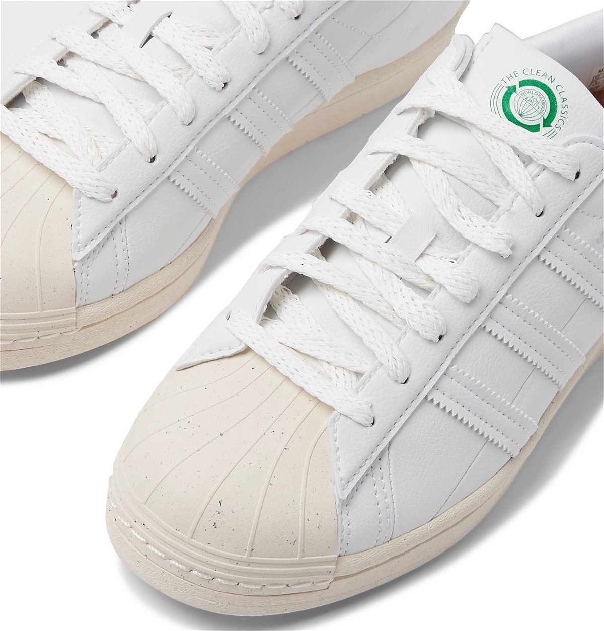 adidas Originals - Clean Classics Alexander Superstar Vegan Leather Sneakers - Wang Originals White adidas by