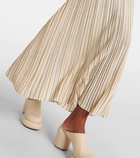 Faithfull Citara striped jersey maxi skirt