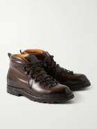 Officine Creative - Artik Burnished-Leather Boots - Brown