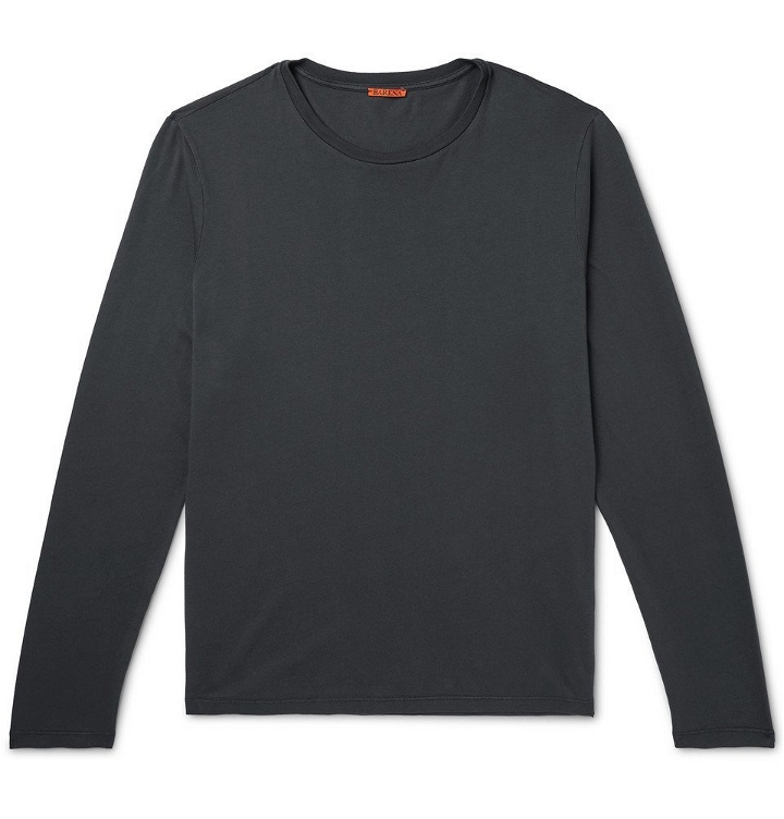 Photo: Barena - Cotton-Jersey T-Shirt - Black