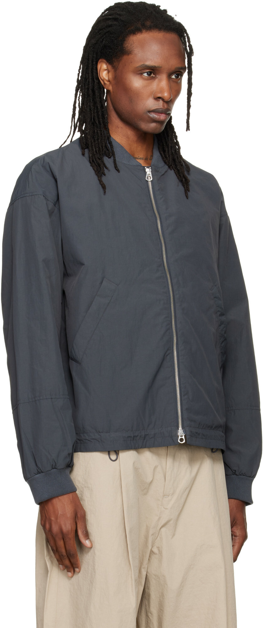 YMC Gray Basement Bomber Jacket