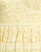 Needle & Thread Womens Mini dress Pastel in Yellow