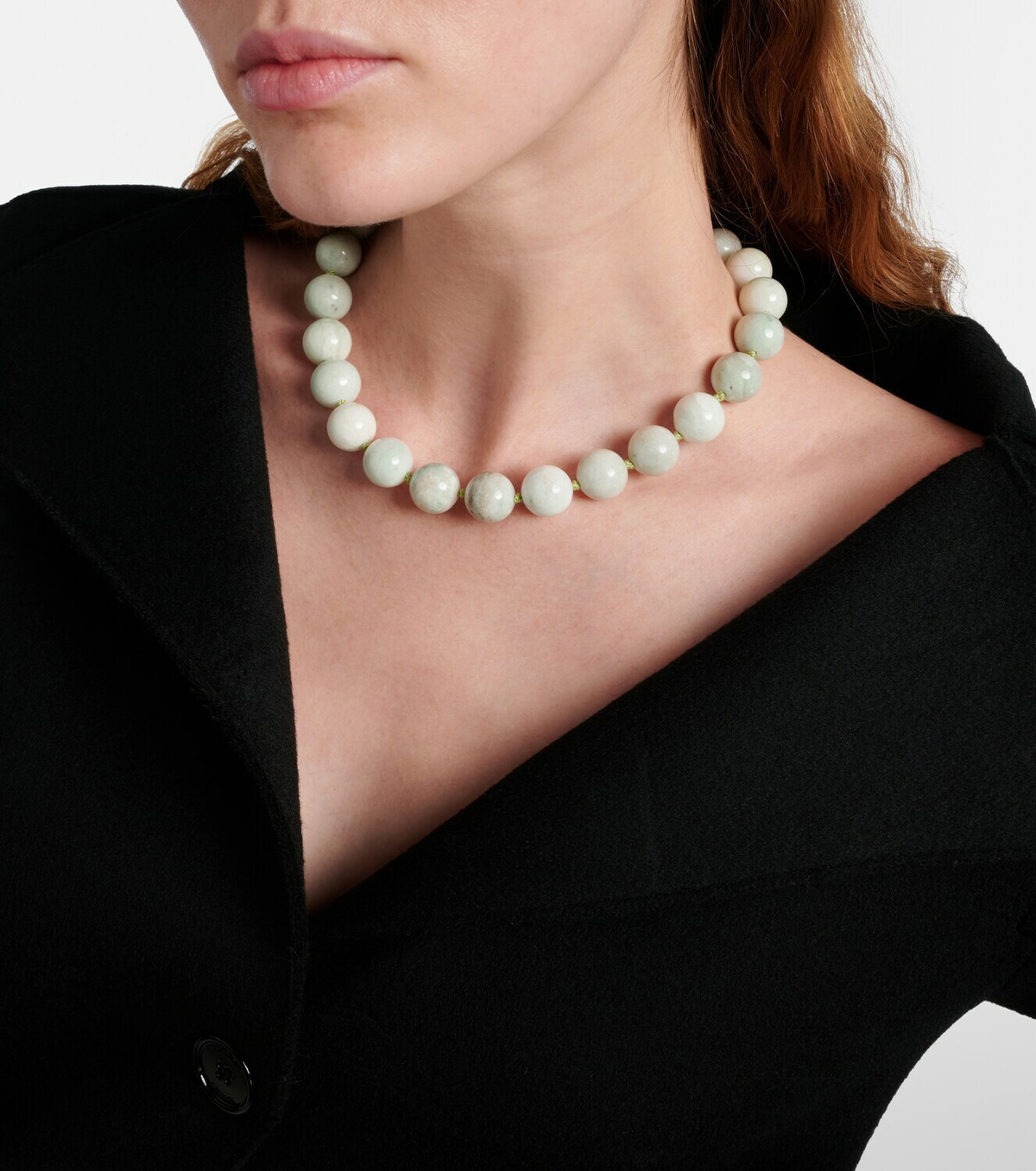 Jennifer Behr Louisa 18kt gold-plated embellished necklace