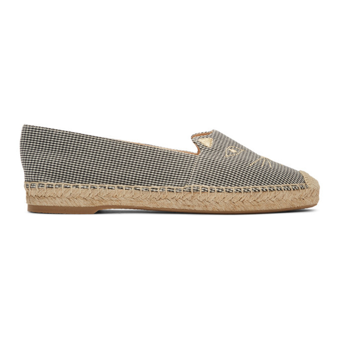 Photo: Charlotte Olympia Black and White Gingham Kitty Espadrilles