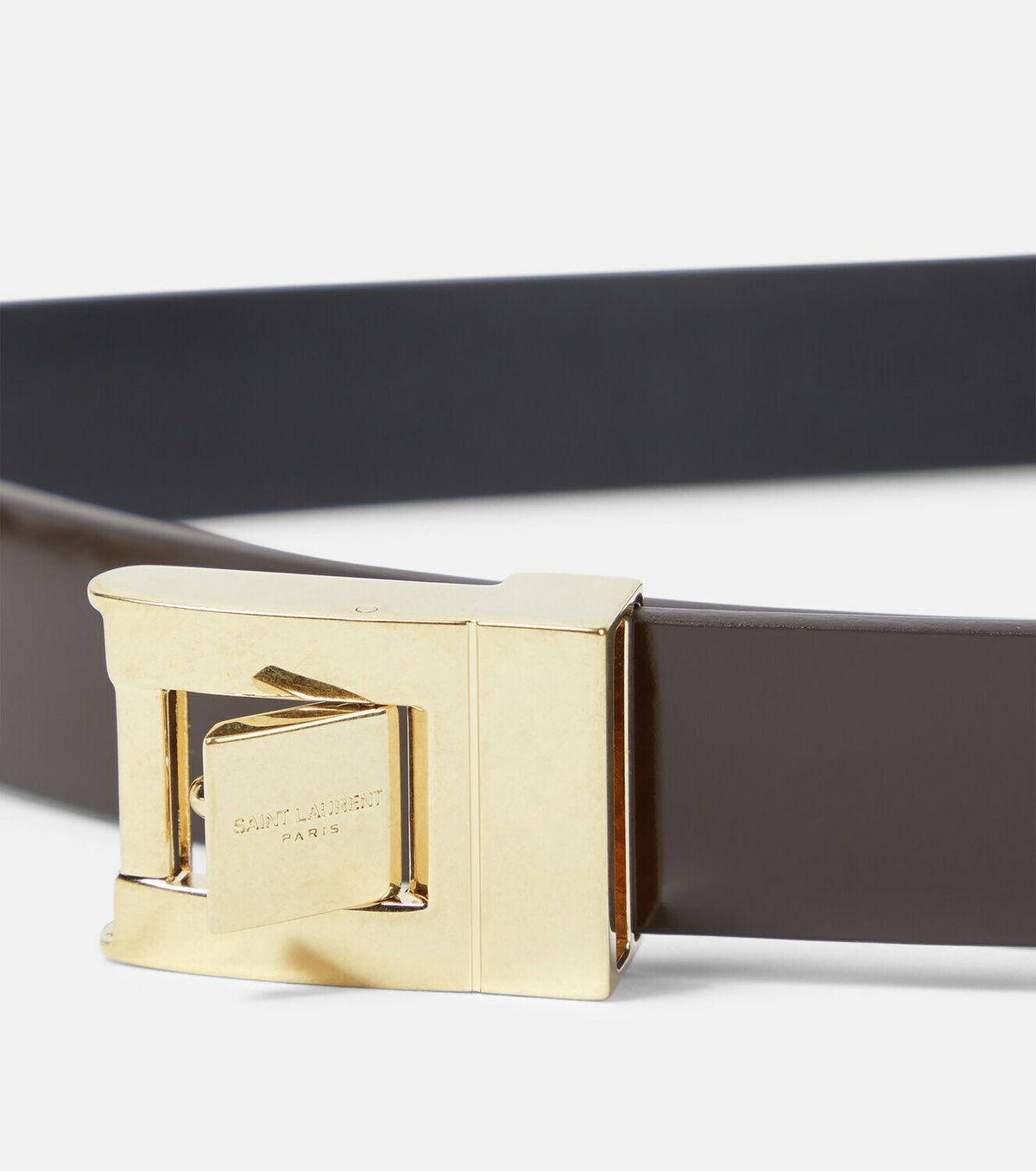 saint laurent leather belt