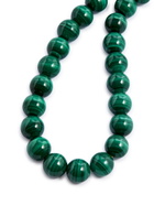 Timeless Pearly Malachite 24kt Gold-plated Necklace - Green - One Size