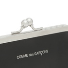 Comme des Garçons Women's Wallet Kiss Clasp Purse in Black 