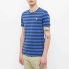 Polo Ralph Lauren Men's Broad Stripe T-Shirt in Liberty/Light Navy