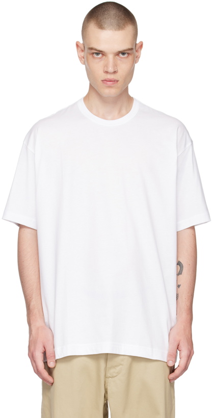Photo: Comme des Garçons Shirt White Crewneck T-Shirt