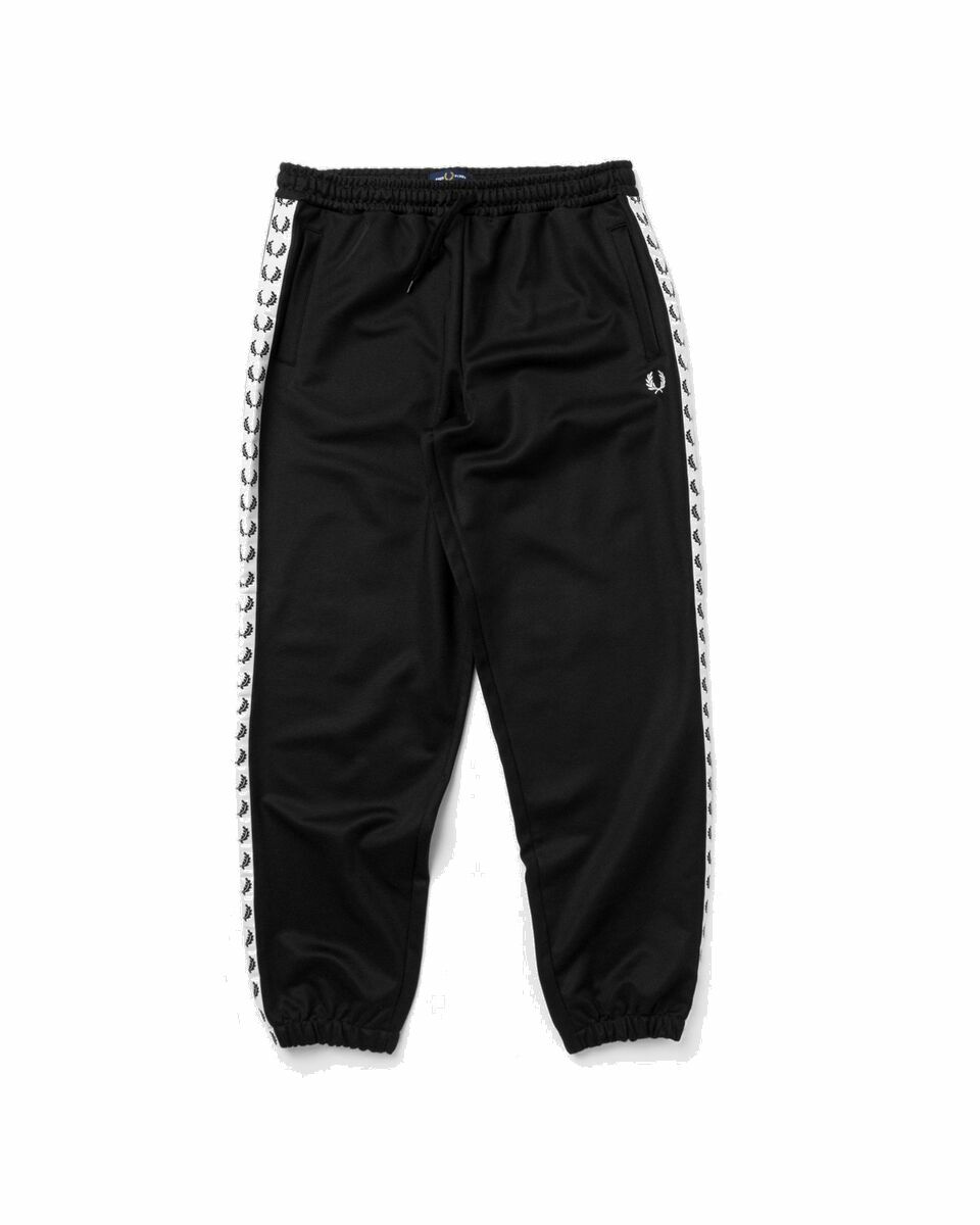 Photo: Fred Perry Taped Track Pant Black - Mens - Track Pants