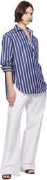 Matteau Blue Classic Stripe Shirt