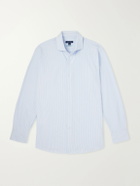 Peter Millar - Excursionist Flex Slim-Fit Striped Cotton-Blend Shirt - Blue