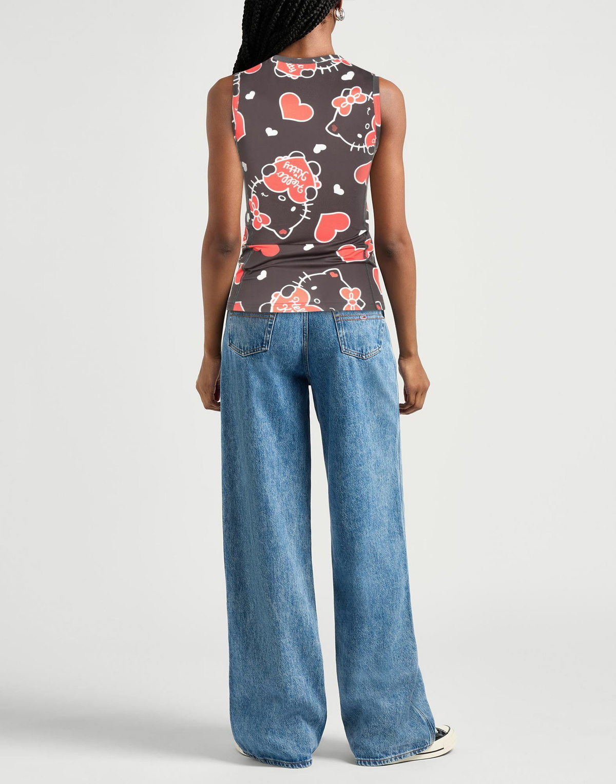 Soulland Hello Kitty Womens Top in Black