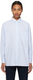 nanamica White & Blue Wind Shirt