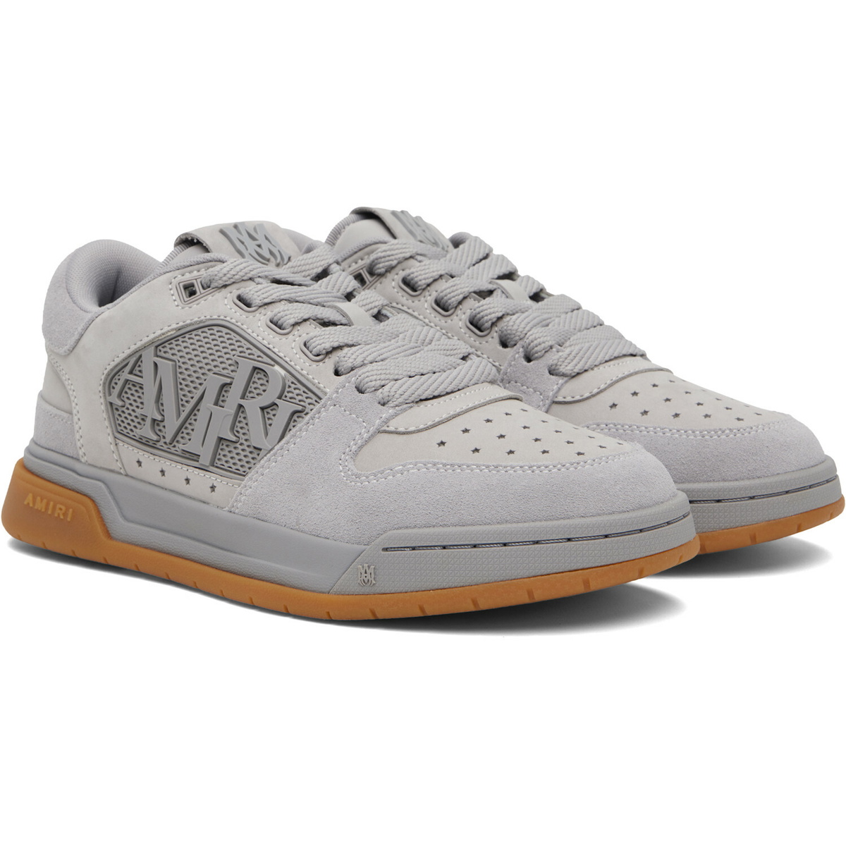 AMIRI Gray Classic Low Sneakers