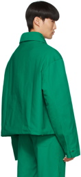 SPENCER BADU Green Cotton Jacket